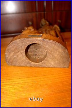 Antique 14 Hand Carved Wood Nativity Set Scene Holy Family Statue Sculpture