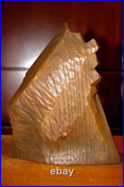 Antique 7.4 Hand Carved Wood Christmas Nativity Set Scene Holy Family Figure Antique 7.4 Hand Carved Wood Christmas Nativity Set Scene Holy Family Figure