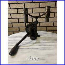 Antique Primitive Cast Iron Cream Separator Milk Fat Tester With Crank Handle