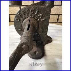 Antique Primitive Cast Iron Cream Separator Milk Fat Tester With Crank Handle