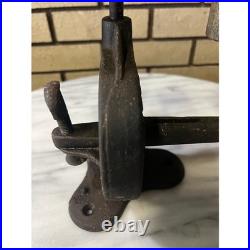 Antique Primitive Cast Iron Cream Separator Milk Fat Tester With Crank Handle