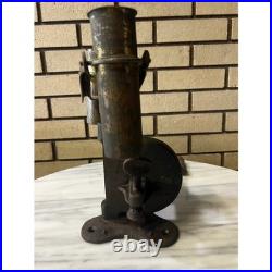 Antique Primitive Cast Iron Cream Separator Milk Fat Tester With Crank Handle