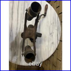 Antique Primitive Cast Iron Cream Separator Milk Fat Tester With Crank Handle