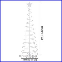 Aplus 5Ft LED Spiral Tree Light Outdoor Yard Xmas Decor Battery White 2 Pack Aplus 5Ft LED Spiral Tree Light Outdoor Yard Xmas Decor Battery White 2 Pack