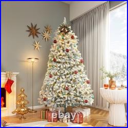 Arbol De Navidad 7.5 Pies Artificial Con Nieve y 550 Luces Integrada Remoto 2025 Arbol De Navidad 7.5 Pies Artificial Con Nieve y 550 Luces Integrada Remoto 2025