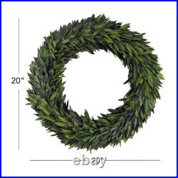 Arcadia 20 In. Preserved Olive Leaf Wreath