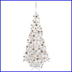 Artificial Christmas Tree White PVC 7.9 ft Fake Christmas Tree Artificial Christmas Tree White PVC 7.9 ft Fake Christmas Tree
