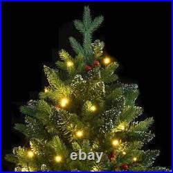 Artificial Hinged Christmas Tree 300 LEDs 70.9 S8J3