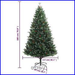 Artificial Hinged Christmas Tree 300 LEDs 70.9 S8J3