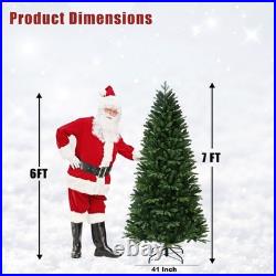 Artificial Realistic Christmas Tree Green Spruce XMAS Tree with Stand 4-9 Foot