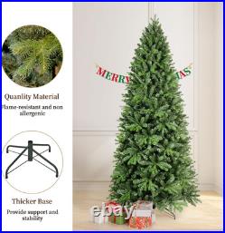 Artificial Realistic Christmas Tree Green Spruce XMAS Tree with Stand 4-9 Foot