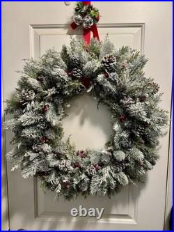 Artisan Hand Made Holiday Wreaths for Christmas /Winter Home Decor
