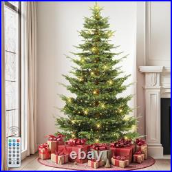 Aspen Fir 7.5ft Christmas Tree with 700 LED Lights, Prelit Atificial Christma