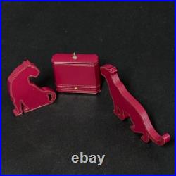 Authentic Rare Cartier Christmas Hanging Ornament Set