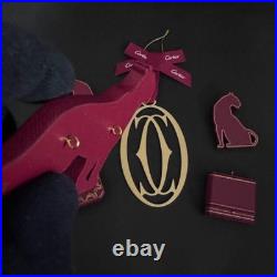 Authentic Rare Cartier Christmas Hanging Ornament Set
