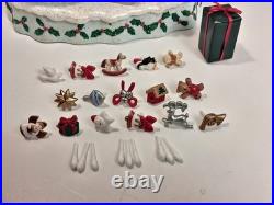 Avon A Wonderful Countdown to Christmas Jolly Snowman Advent Calendar Tree