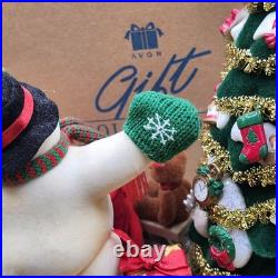 Avon A Wonderful Countdown to Christmas Jolly Snowman Advent Calendar Tree w BOX