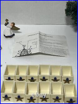 Avon Christmas is Coming Advent Tree Replacement Parts Drawers Ornaments LOT