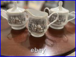 Avon Country Christmas Fine Porcelain Service for 16 (1981, Japan)