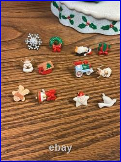 Avon Wonderful Countdown to Christmas Talking Lighted Snowman Advent Tree Works