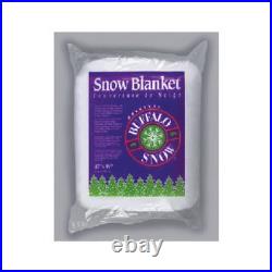 B00510 White Buffalo Snow Blanket, Polyester, 45 x 99-In. Quantity 12
