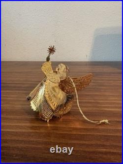 BALDWIN 24kt Gold over Brass Holiday Christmas Ornaments w Box Lot of 19
