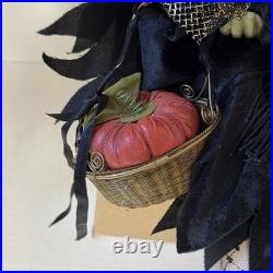BE-WITCHED WITCH DOLL DEPT 56 HALLOWEEN 20 Sitting 34 Standing Autumn Decor