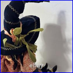BE-WITCHED WITCH DOLL DEPT 56 HALLOWEEN 20 Sitting 34 Standing Autumn Decor