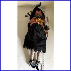 BE-WITCHED WITCH DOLL DEPT 56 HALLOWEEN 20 Sitting 34 Standing Autumn Decor