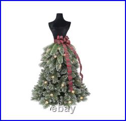 BIG SALE Holiday Living 5.5ft Pre-Lit Mannequin Christmas Tree