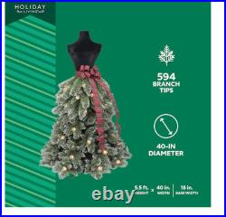 BIG SALE Holiday Living 5.5ft Pre-Lit Mannequin Christmas Tree
