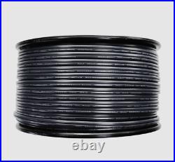 BLACK SPT-1 Wire Extension Cord Wire 18 Gauge Zip Cord Lamp Cord 250' or 500