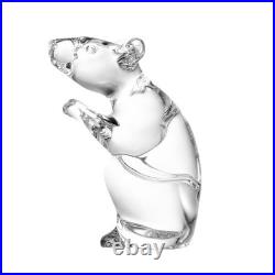 Baccarat Zodiaque Gold Crystal Mouse Rat Figurine 2813060
