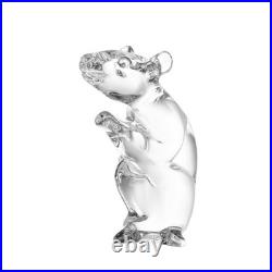 Baccarat Zodiaque Gold Crystal Mouse Rat Figurine 2813060