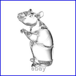Baccarat Zodiaque Gold Crystal Mouse Rat Figurine 2813060