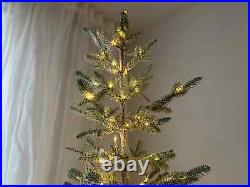 Balsam Hill 7.5' Alpine Balsam Fir Christmas Tree Built in LED Fairy Lights