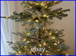 Balsam Hill 7.5' Alpine Balsam Fir Christmas Tree Built in LED Fairy Lights