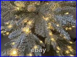 Balsam Hill 7.5' Alpine Balsam Fir Christmas Tree Built in LED Fairy Lights