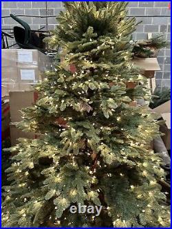 Balsam Hill 7.5 Clear LED Balsam Fir Tree Open box $1149