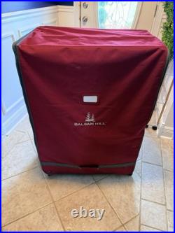Balsam Hill Deluxe Rolling Christmas Ornament Storage Chest-120pc MSRP $399