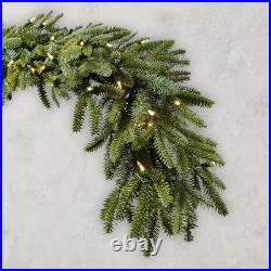 Balsam Hill Fraser Fir Faux Wreath & Garland-Williams Sonoma47546
