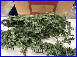 Balsam Hill Fraser Fir Garland 10 Ft Clear Lights OPEN 10' Electric US Plug $199