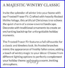 Balsam Hill Frosted Fraser Fir 7.5ft Christmas Tree Balsam Hill Frosted Fraser Fir 7.5ft Christmas Tree