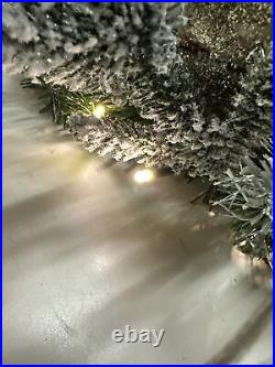 Balsam Hill Gold frosted beaded Holiday Wreath 28 $199 Half Doesn't Light up