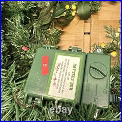 Balsam Hill-Light Issue- White Berry Cypress Wreath 34 Prelit $229 NEWithOpen Box