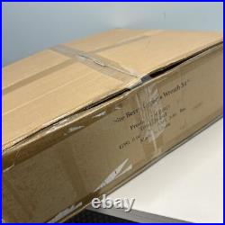 Balsam Hill-Light Issue- White Berry Cypress Wreath 34 Prelit $229 NEWithOpen Box