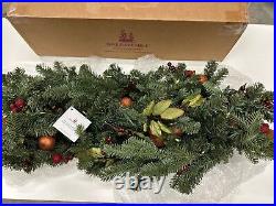 Balsam Hill Orchard Harvest Garland 6 Foot Prelit $169