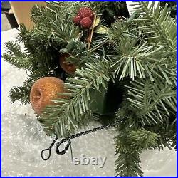 Balsam Hill Orchard Harvest Garland 6 Foot Prelit $169