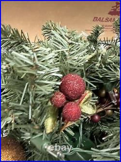 Balsam Hill Orchard Harvest Garland 6 Foot Prelit $169