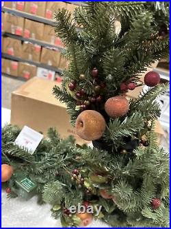 Balsam Hill Orchard Harvest Garland 6 Foot Prelit $169